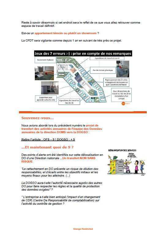 Flash INFO CSE OFS - Mars 2022