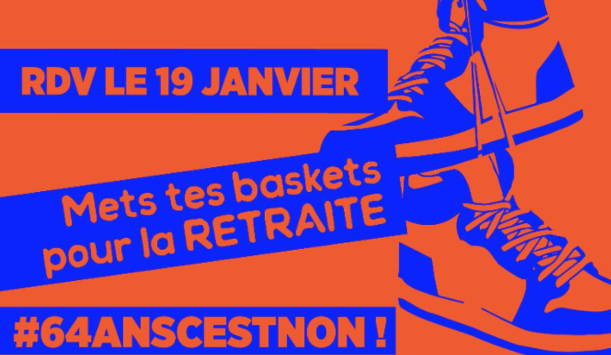RÉFORME DES RETRAITES : 64 ANS, C'EST NON ! RÉFORME DES RETRAITES : 64 ANS, C'EST NON !