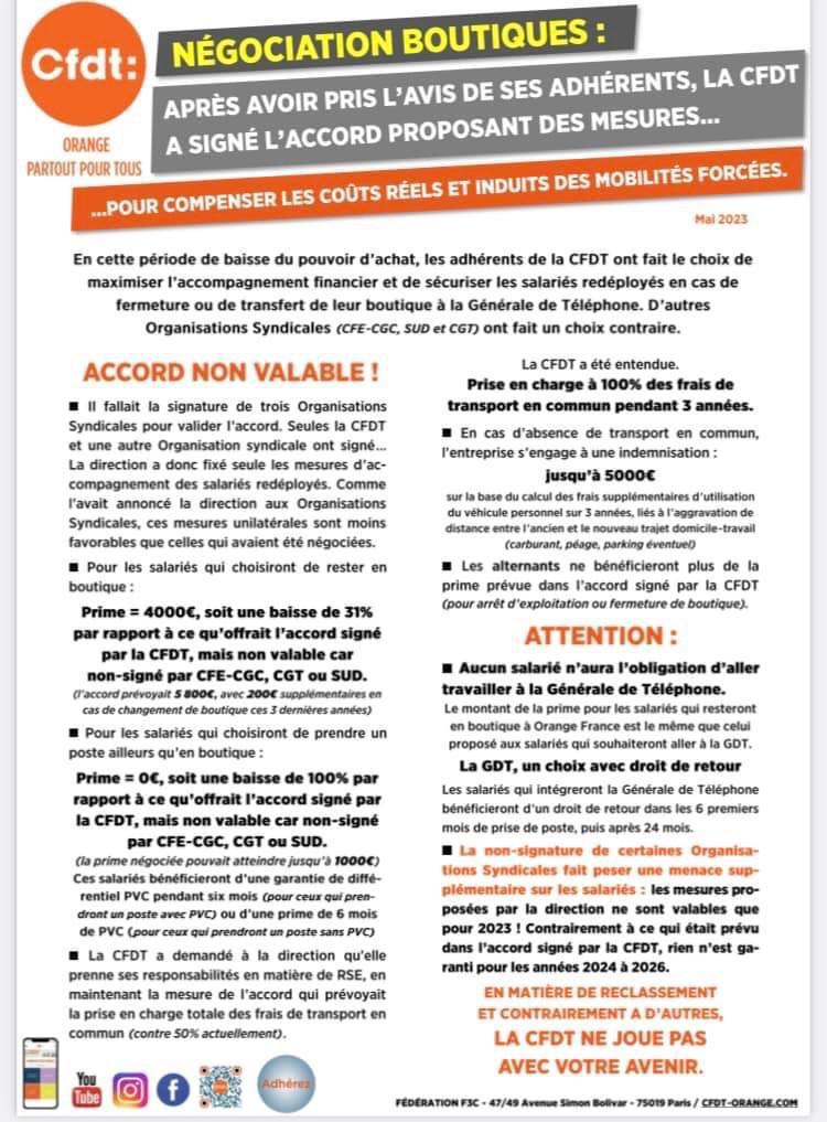 AD : Négociation Boutiques 