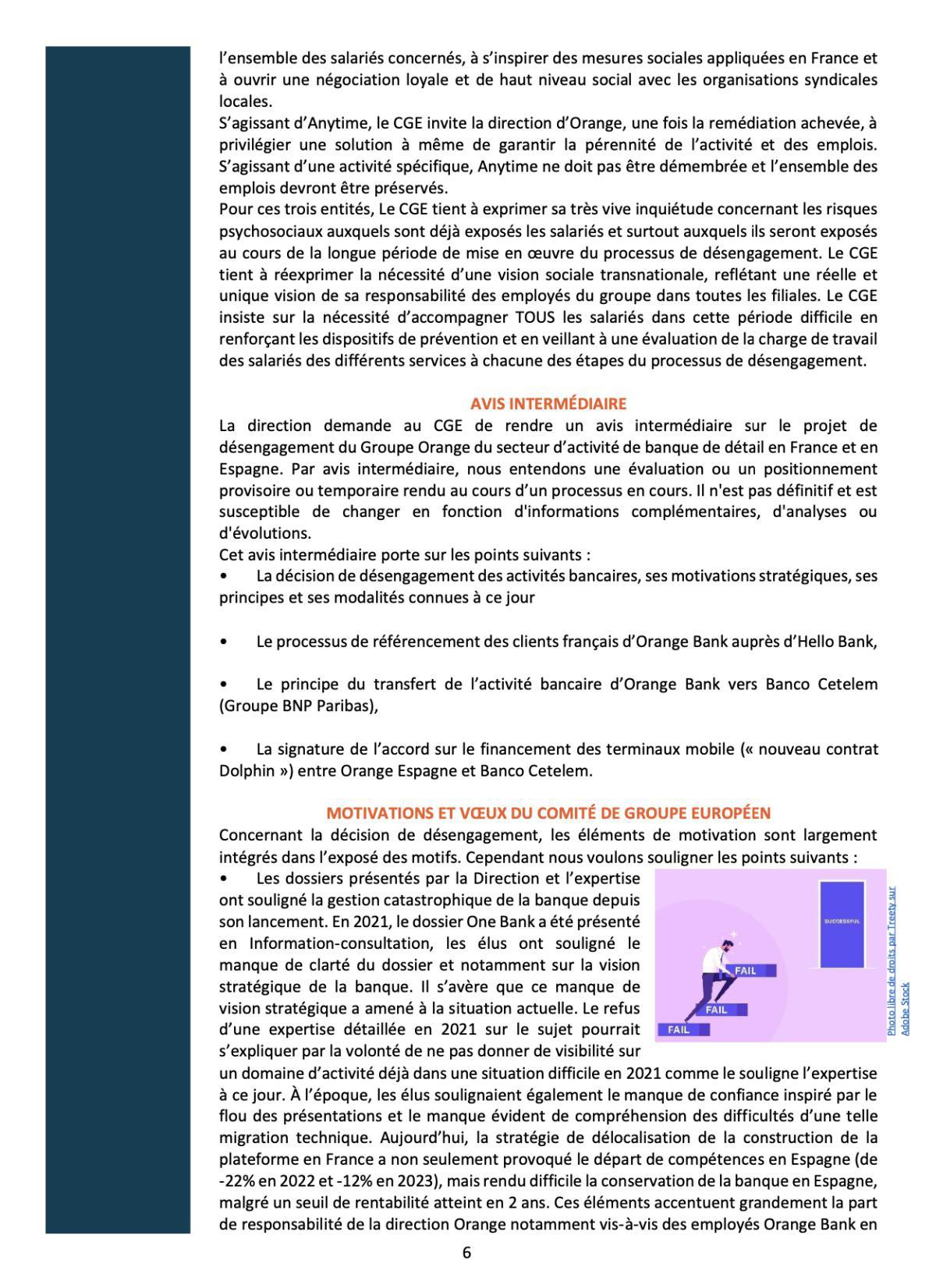 La newletter internationale : comité groupe européen - Avril 2024