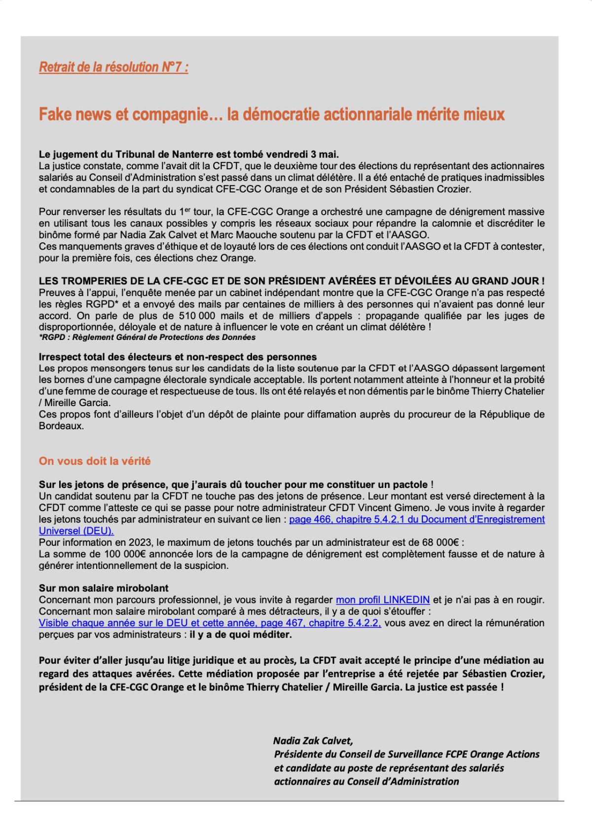 La lettre de l'Épargne et de l'Actionnariat salarié N°35 - Avril-Mai 2024