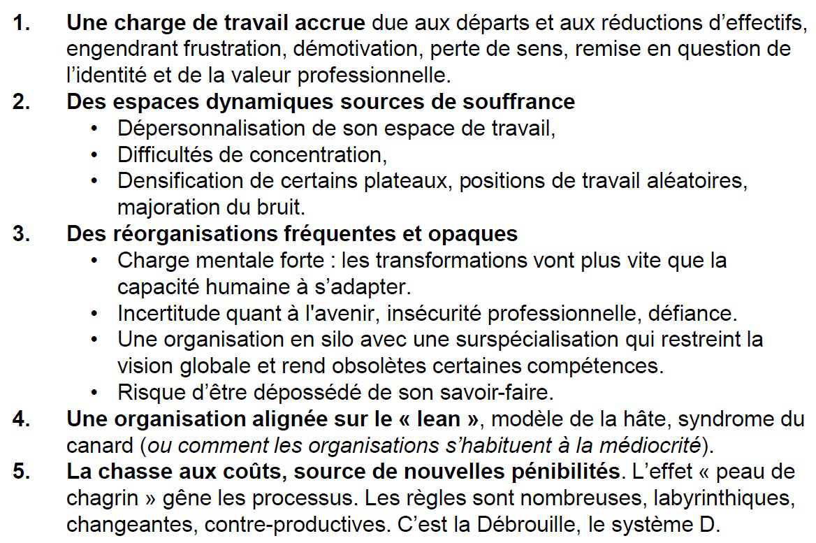 Santé au travail : la situation demeure préoccupante