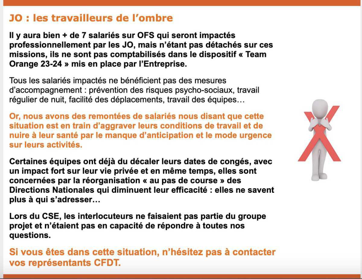 La CFDT Orange France Siège vous informe Juin 2024 - N°3