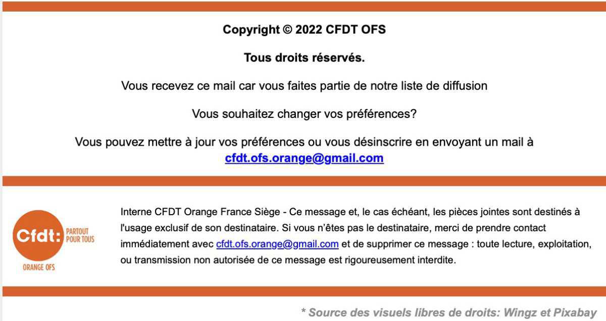 La CFDT Orange France Siège vous informe Juin 2024 - N°3