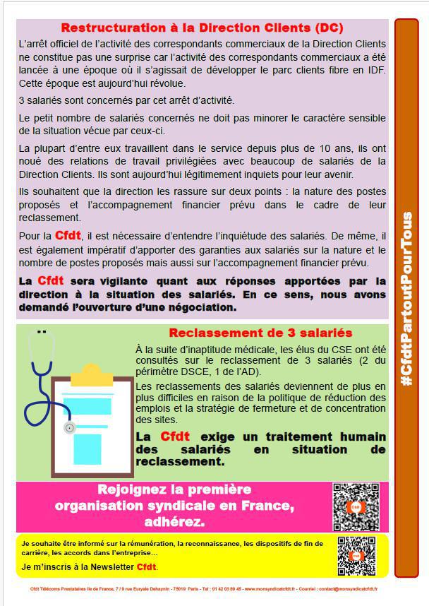 les News du CSEE juin 2024