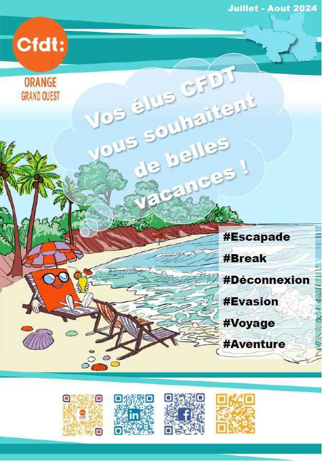 La CFDT vous souhaite de bonnes vacances !