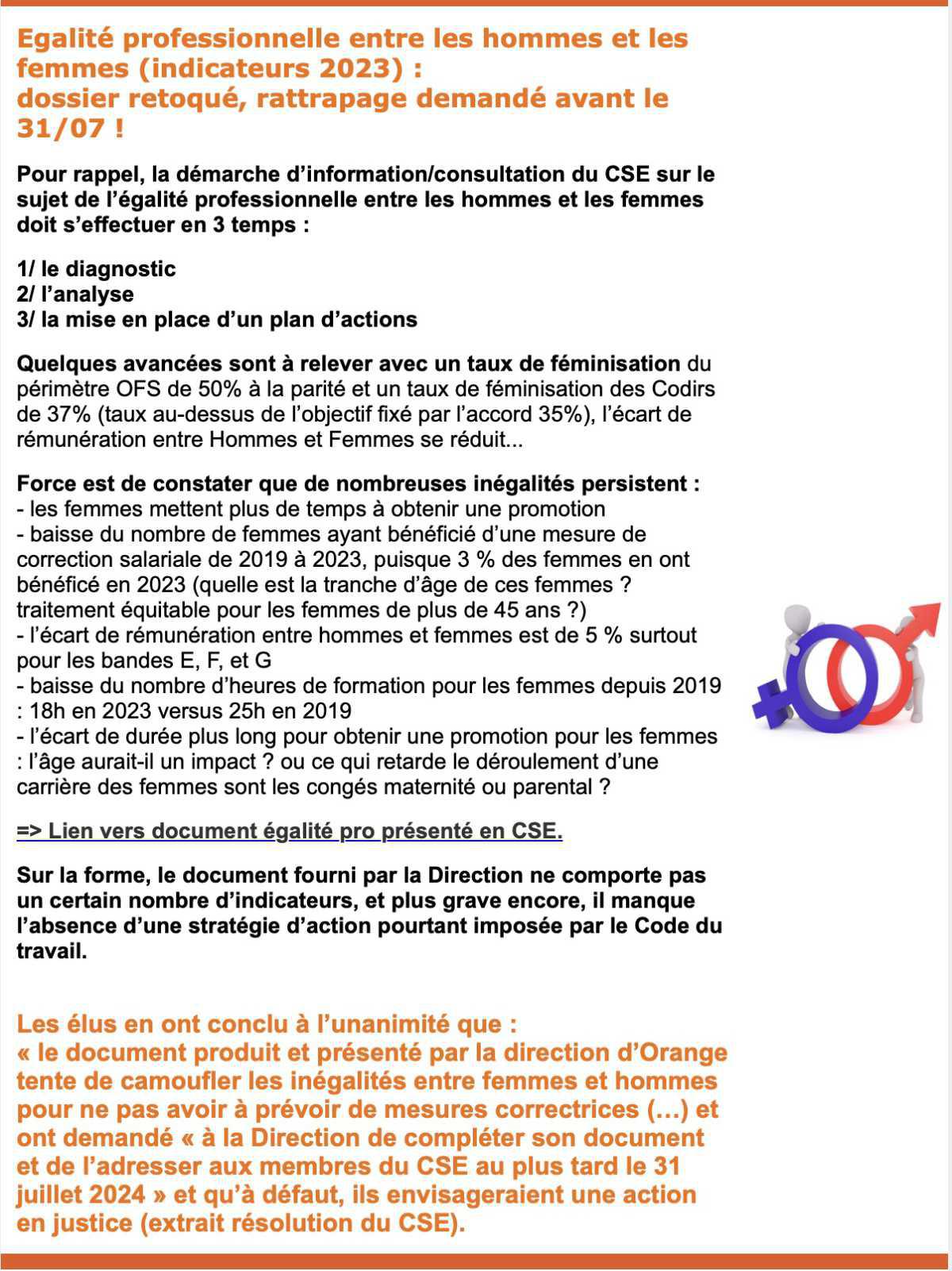 La Voix de la CFDT Orange France Siège - Juillet 2024 N°4