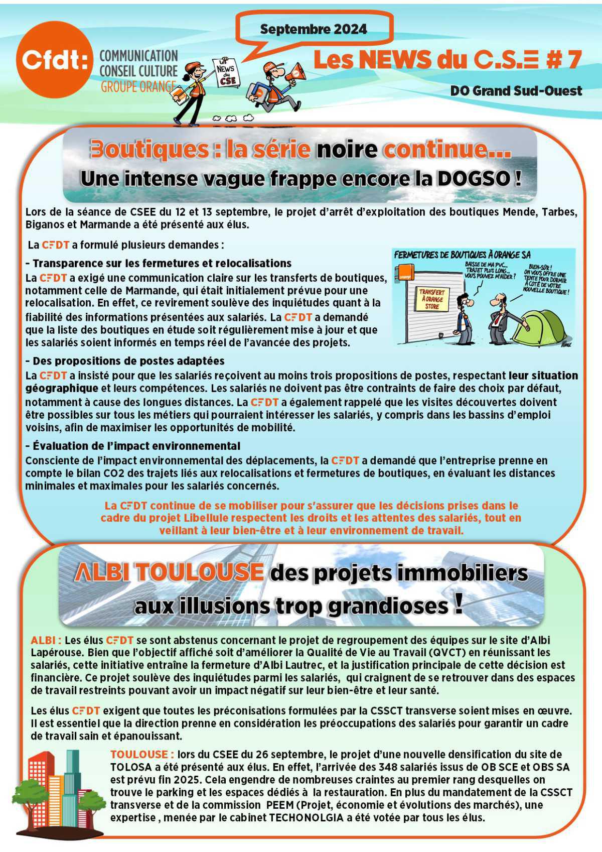 LES NEWS DU CSE #7 DOGSO