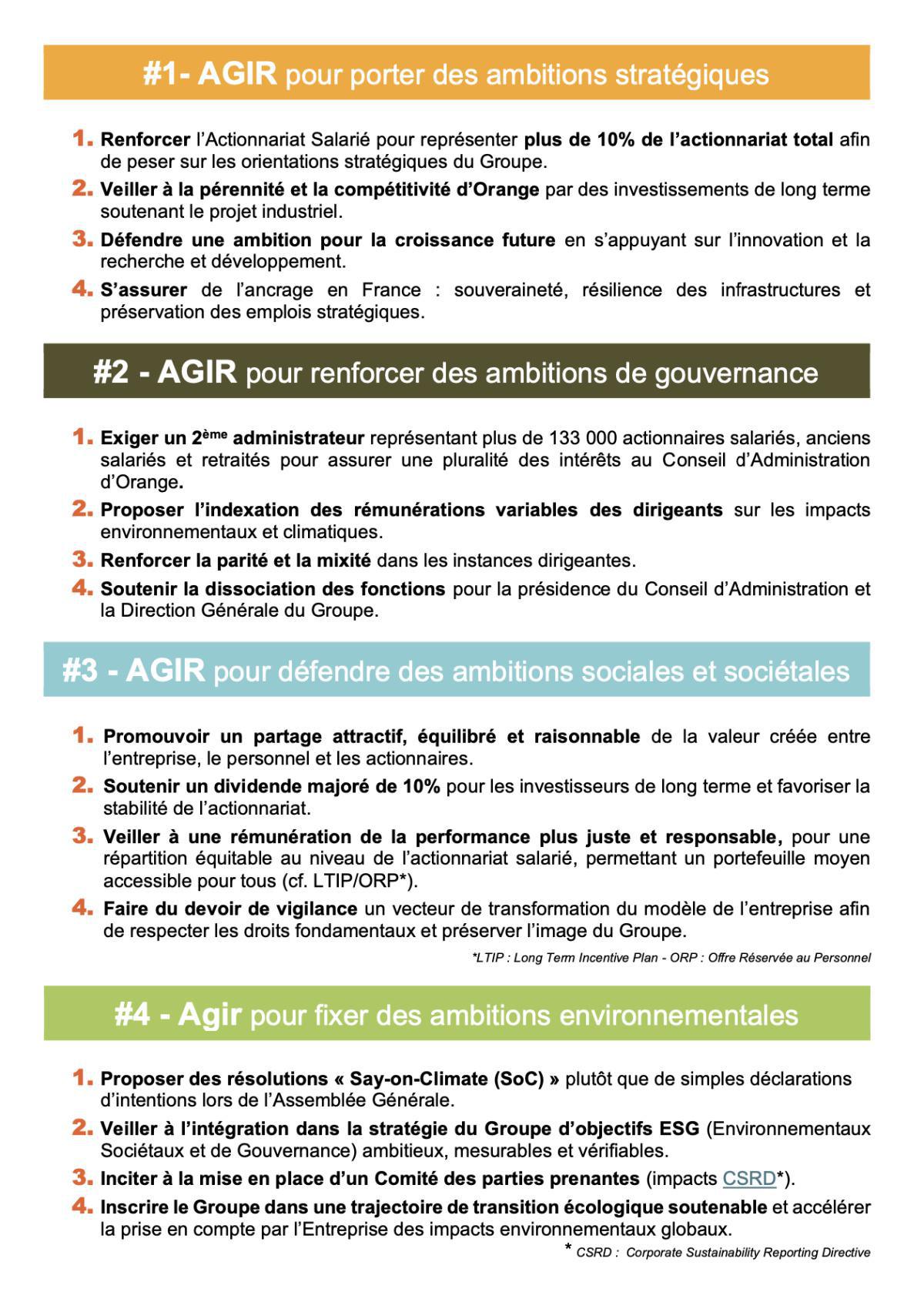 ÉLECTION 2024 DU CONSEIL DE SURVEILLANCE du Fonds Commun de Placement Entreprise ORANGE