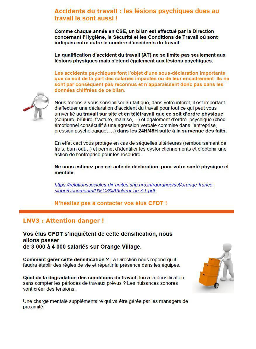 La Voix de la CFDT Orange France Siège - Octobre 2024