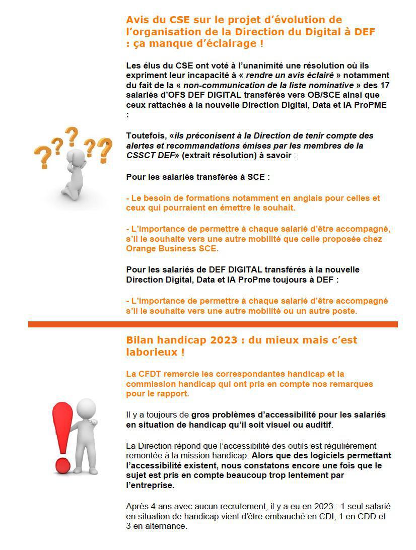 La Voix de la CFDT Orange France Siège - Octobre 2024