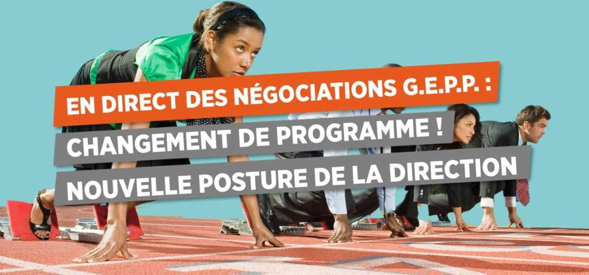 En direct des négociations G.E.P.P. : changement de programme ! Nouvelle posture de la direction - Oct. 2024