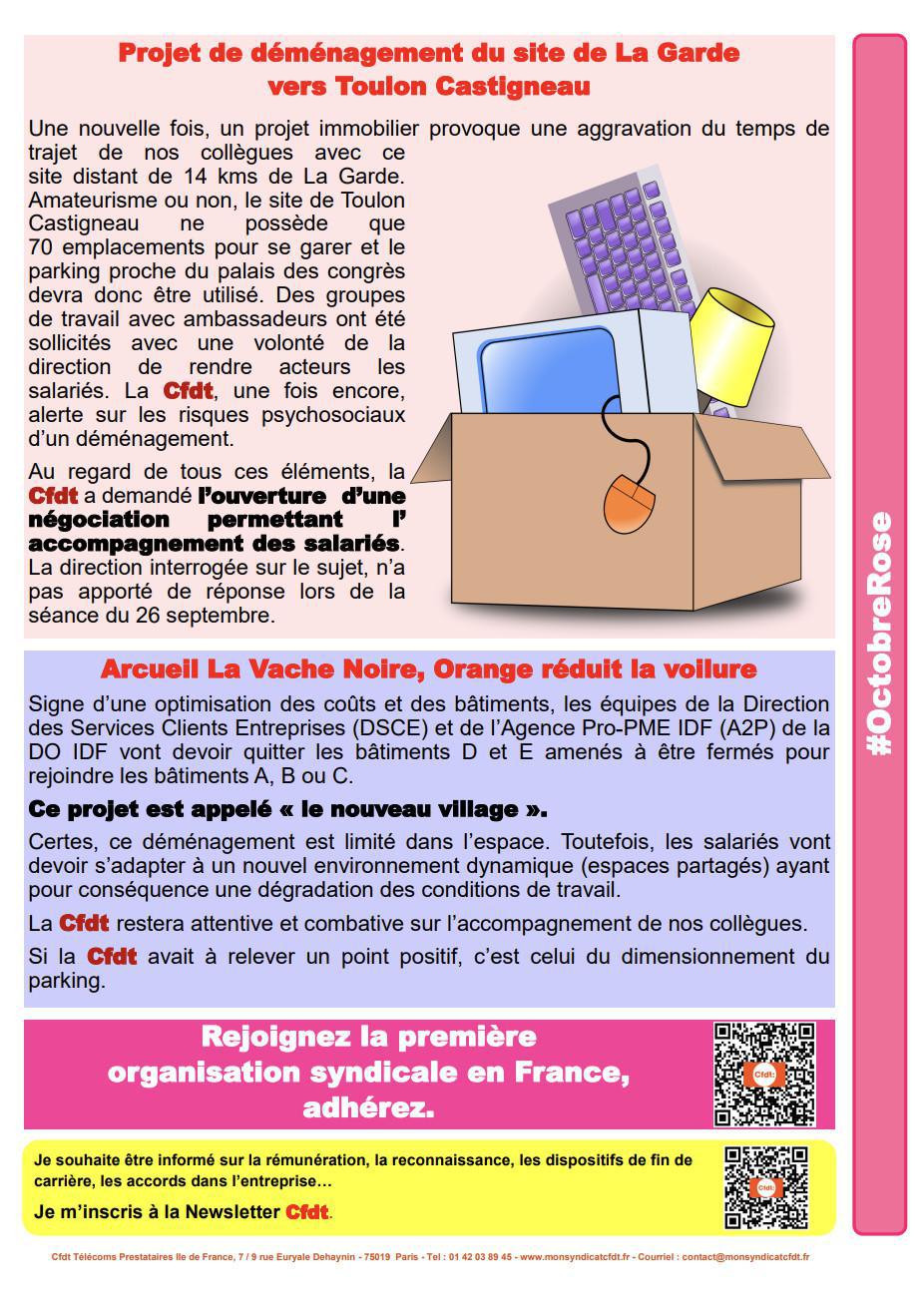 Les news du CSE - Octobre 2024