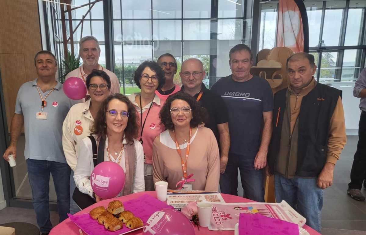 LA CFDT Orange Midi-Pyrénées mobilisée pour octobre rose