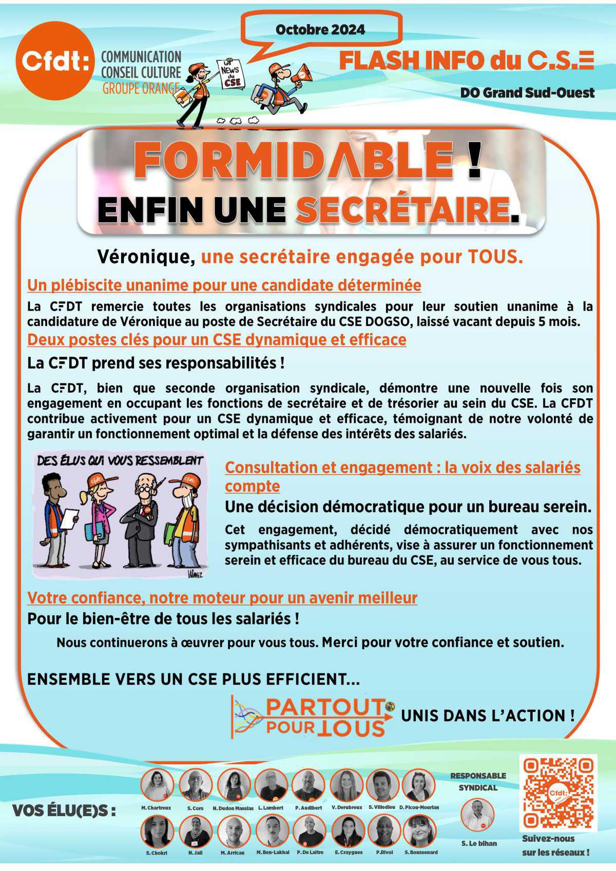 FLASH INFO DU CSE DOGSO