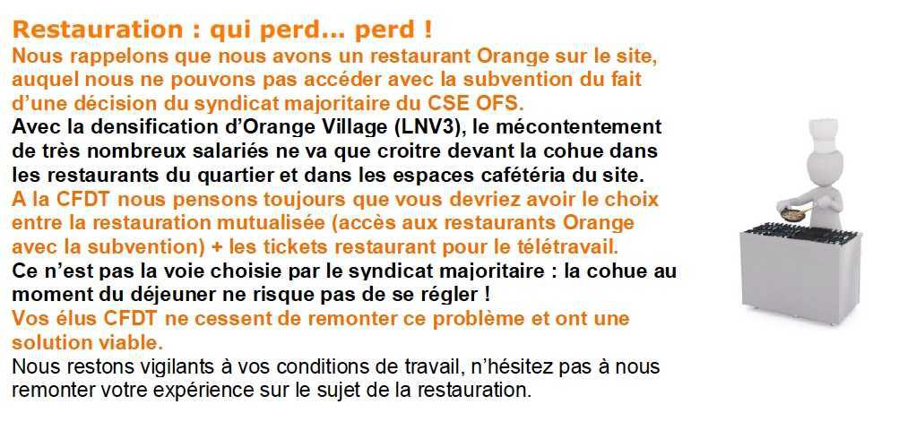 La Voix de la CFDT Orange France Siège - Novembre 2024