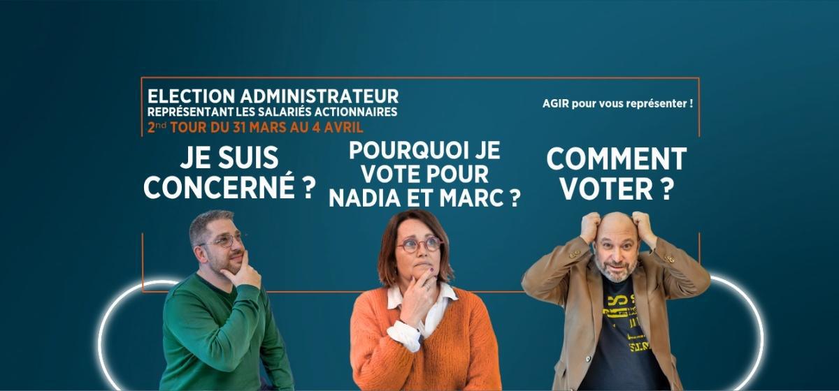 ÉLECTION ADMINISTRATEUR REPRÉSENTANT LES SALARIÉS ACTIONNAIRES 2025 ÉLECTION ADMINISTRATEUR REPRÉSENTANT LES SALARIÉS ACTIONNAIRES 2025