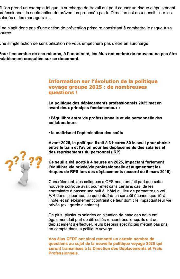 La voix de la CFDT OFS N°9 (avril 2025)