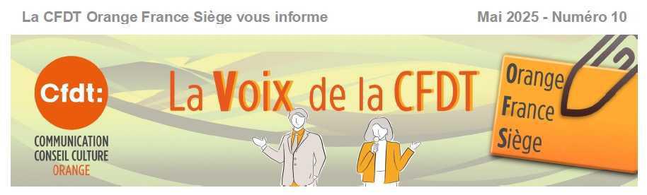 La voix de la CFDT OFS N°10 (mai 2025)