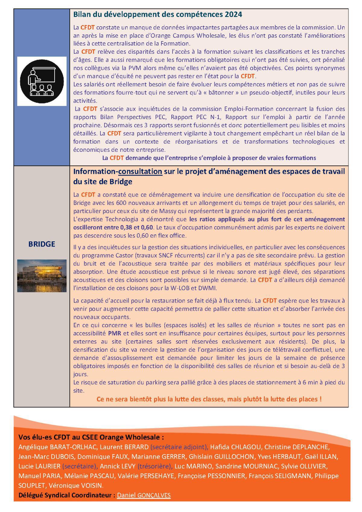 Fil d'actu du CSEE OW - Mai 2025