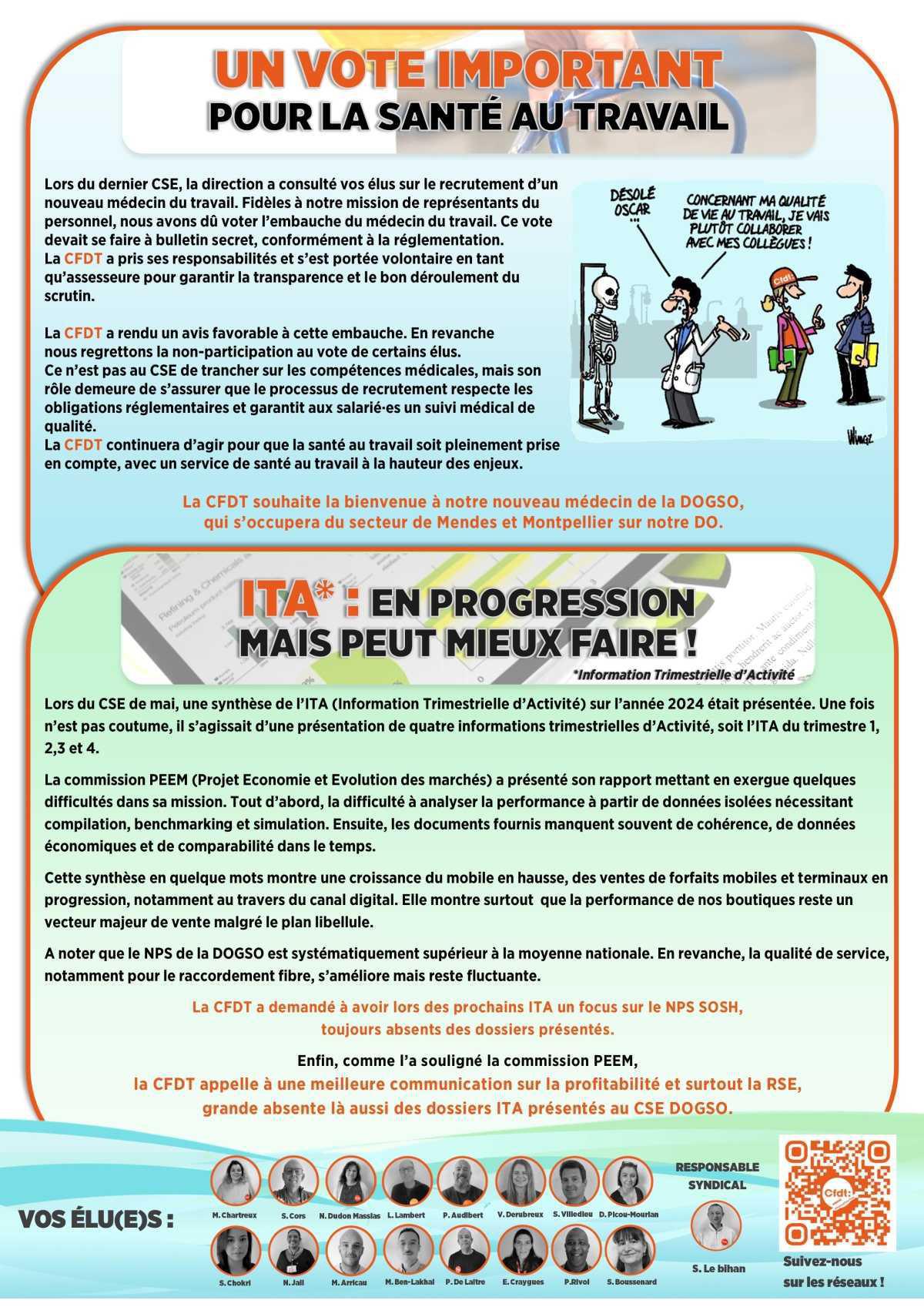 LES NEWS DU CSE DOGSO 14