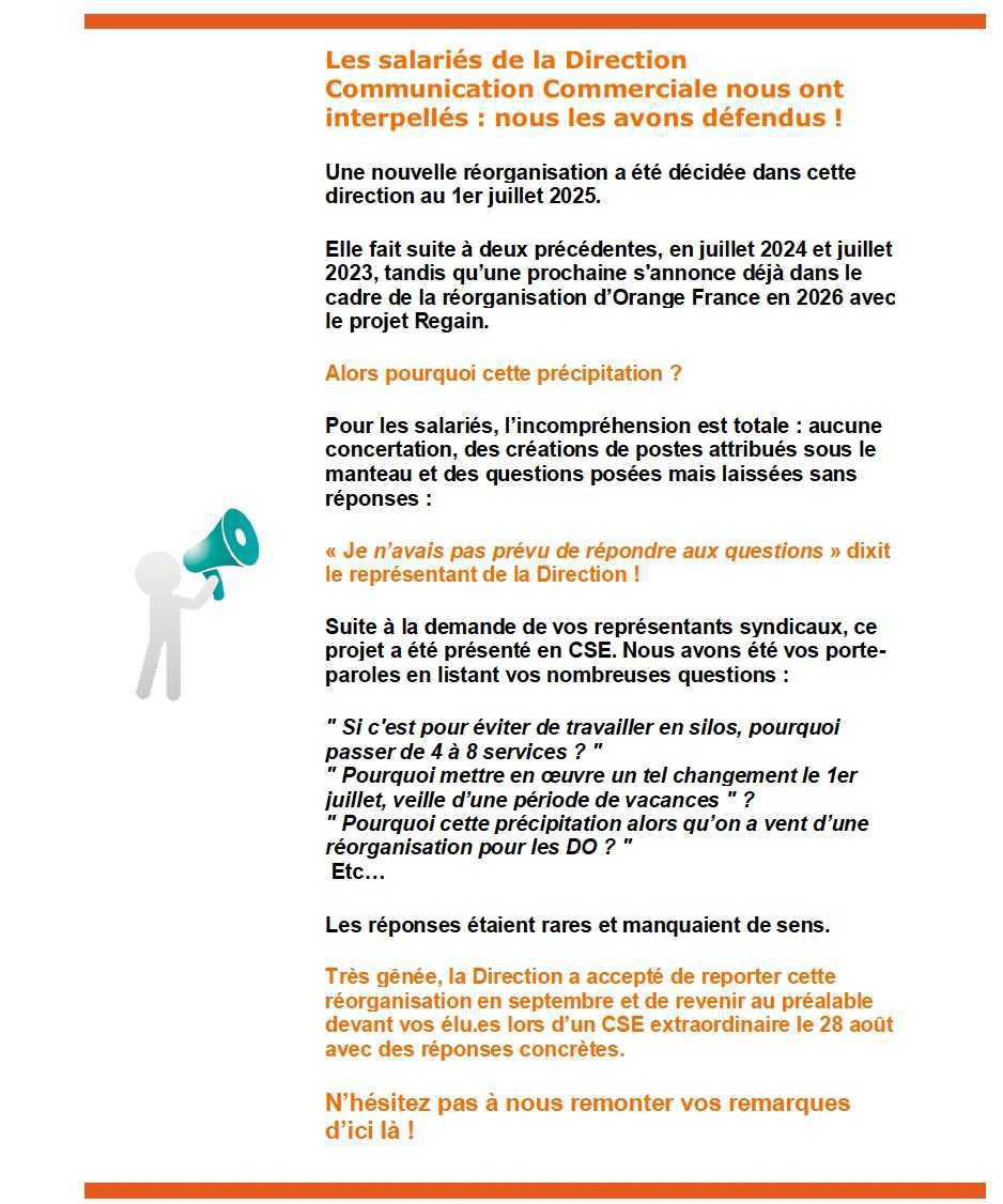 La voix de la CFDT OFS N°12 (août 2025)