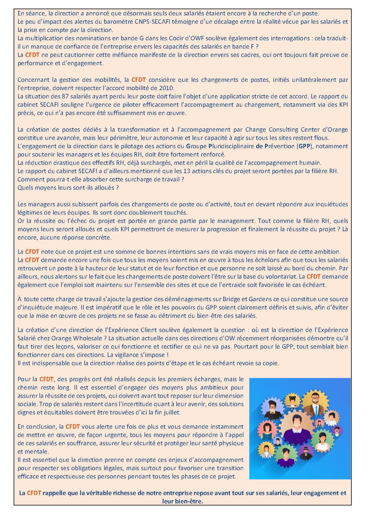 Fil d'actu du CSEE OW - Juillet 2025