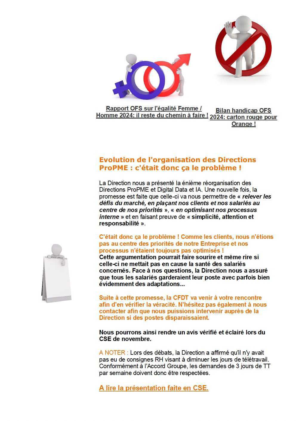 La voix de la CFDT OFS N°13 (octobre 2025)