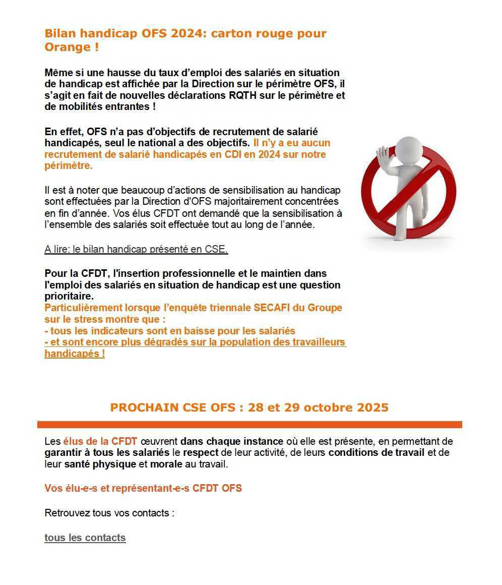 La voix de la CFDT OFS N°13 (octobre 2025)