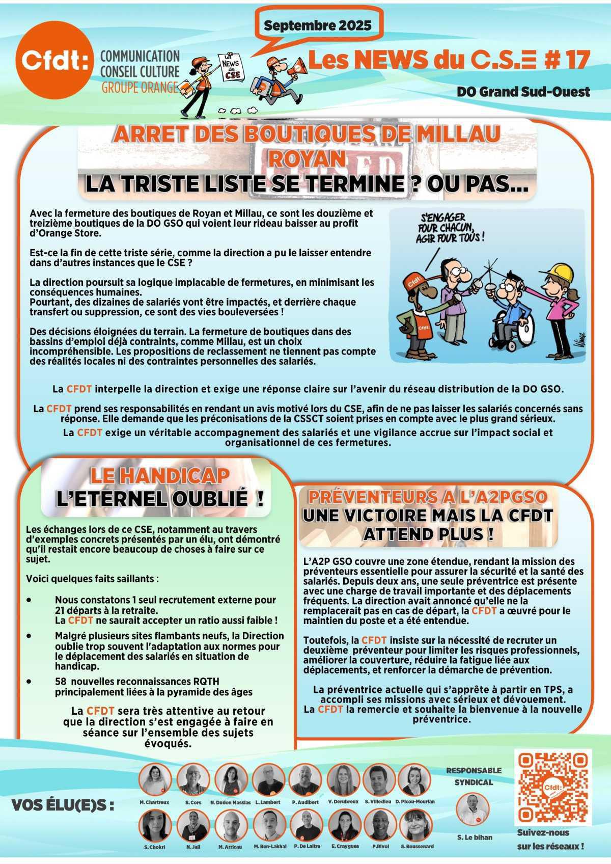 LES NEWS DU CSE DOGSO 17