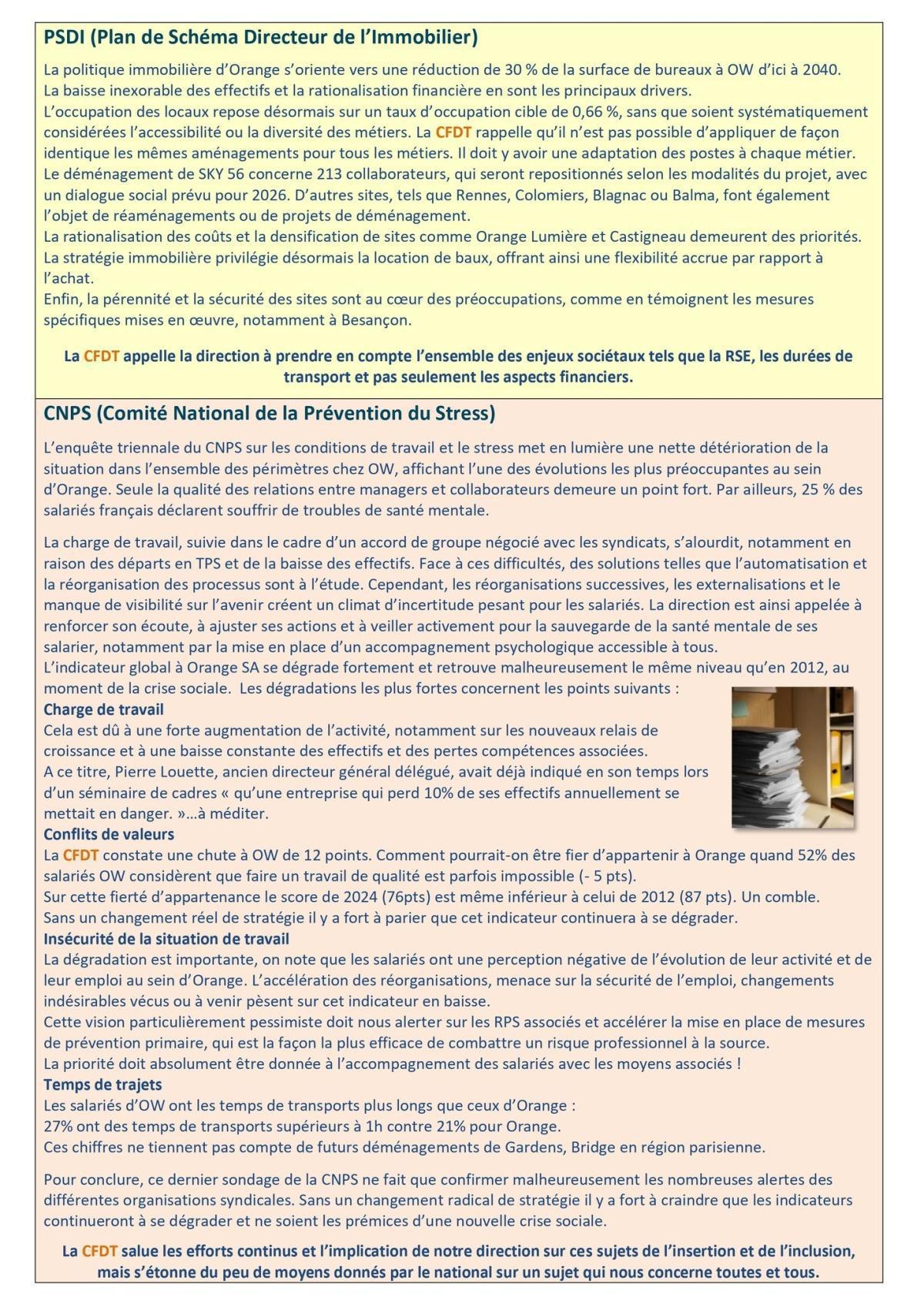 Fil d'actu du CSEE OW - Octobre 2025