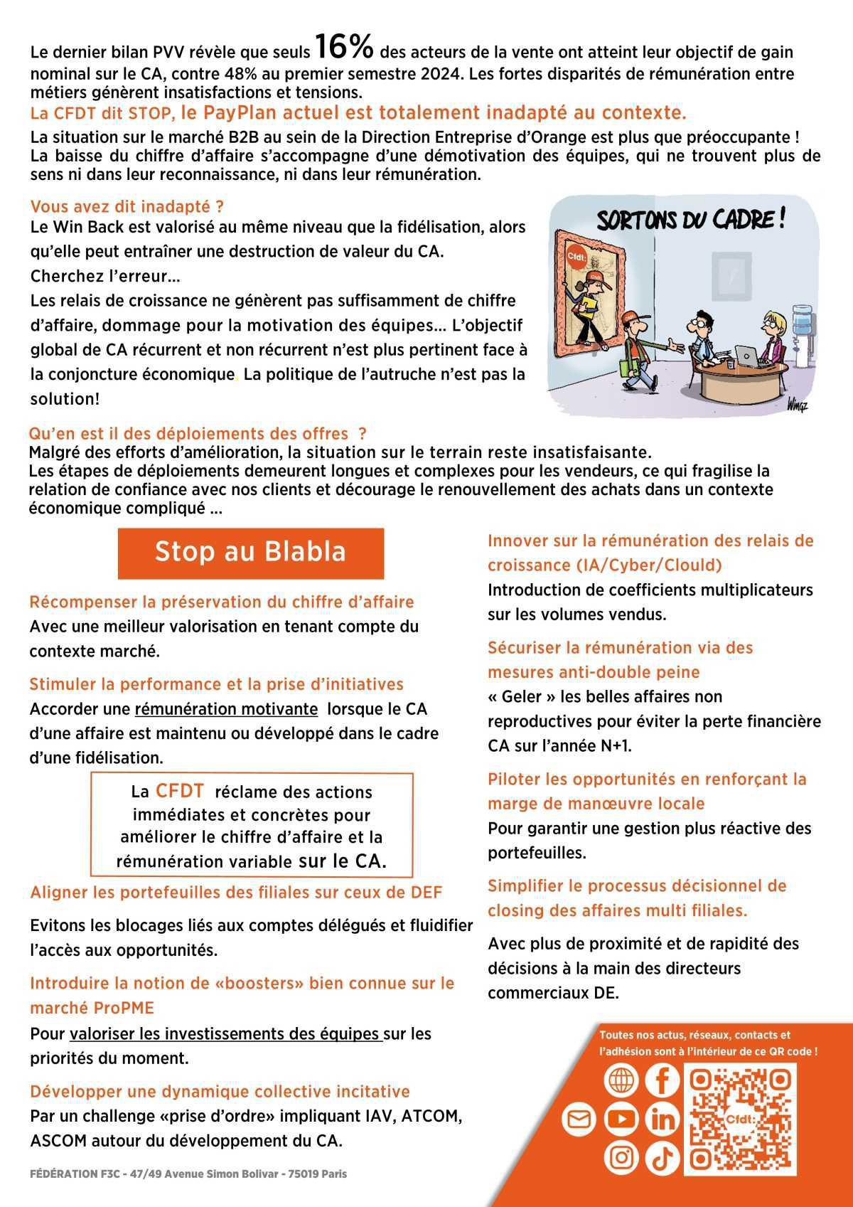  Ca se passe dans ton unité D.E n°3 - BILAN S1 : UN CONSTAT AMER !