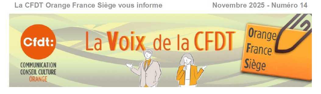 La voix de la CFDT OFS N°14 (novembre 2025)