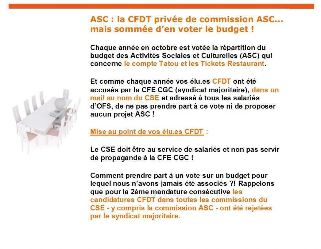 La voix de la CFDT OFS N°14 (novembre 2025)
