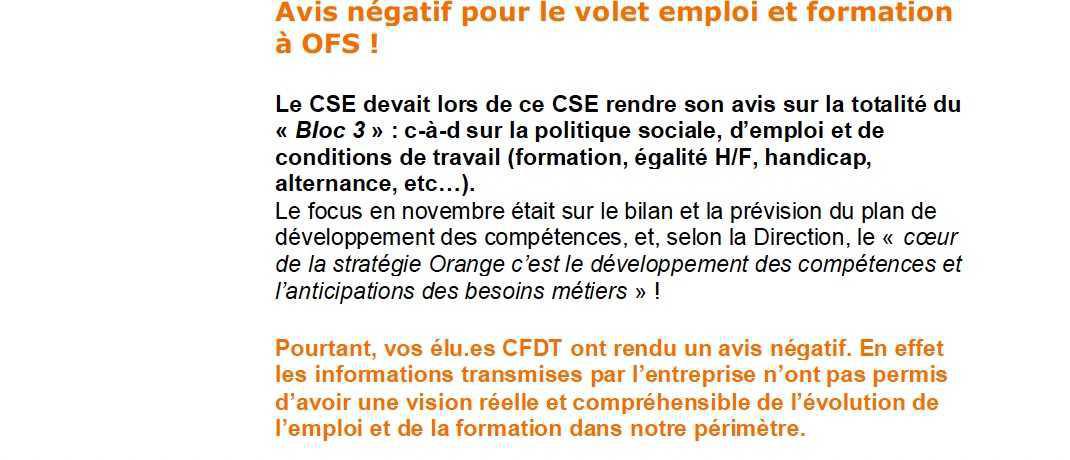 La voix de la CFDT OFS N°15 (décembre 2025)