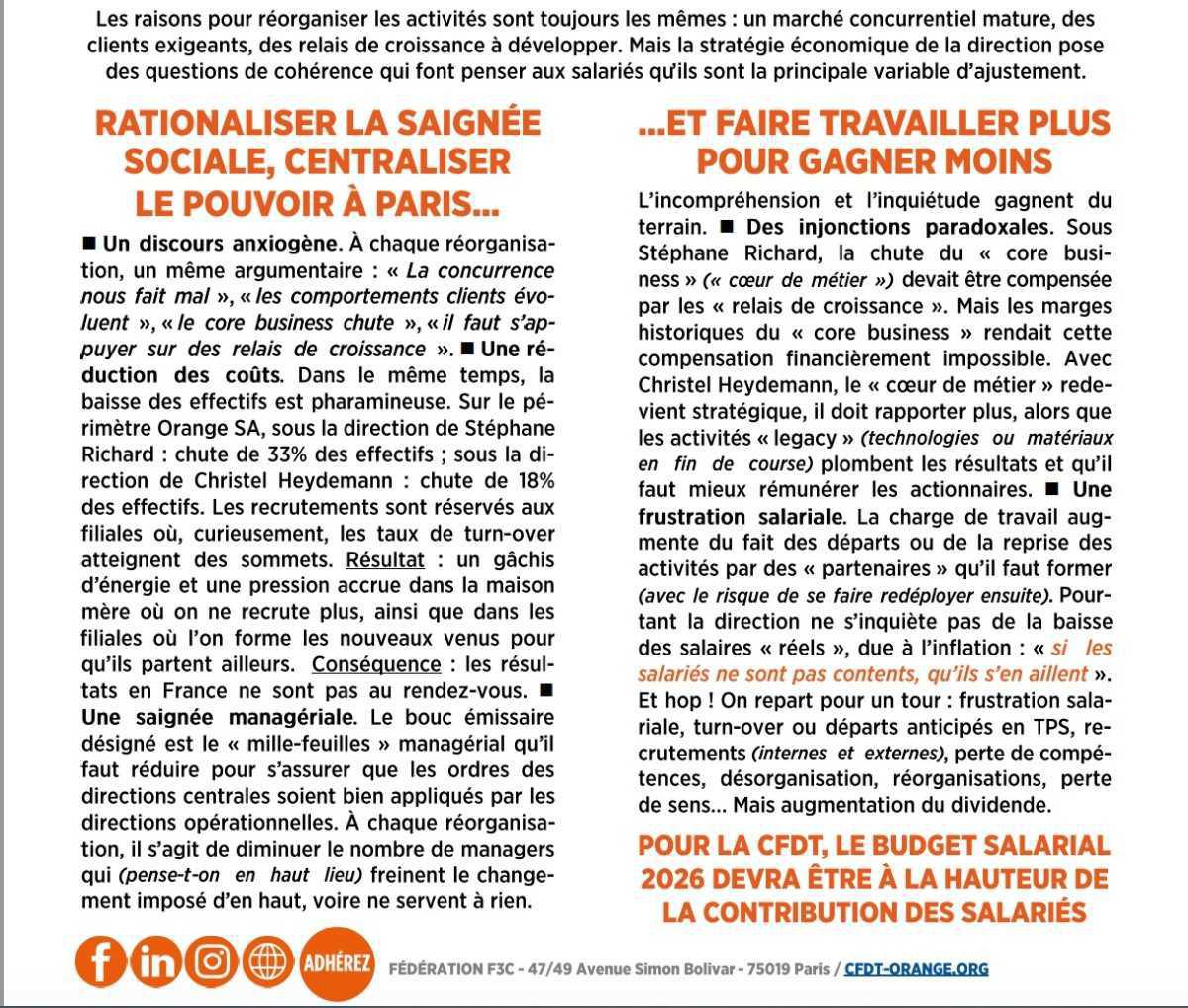 (NAO) NÉGOCIATION SALARIALE 2026 N°1