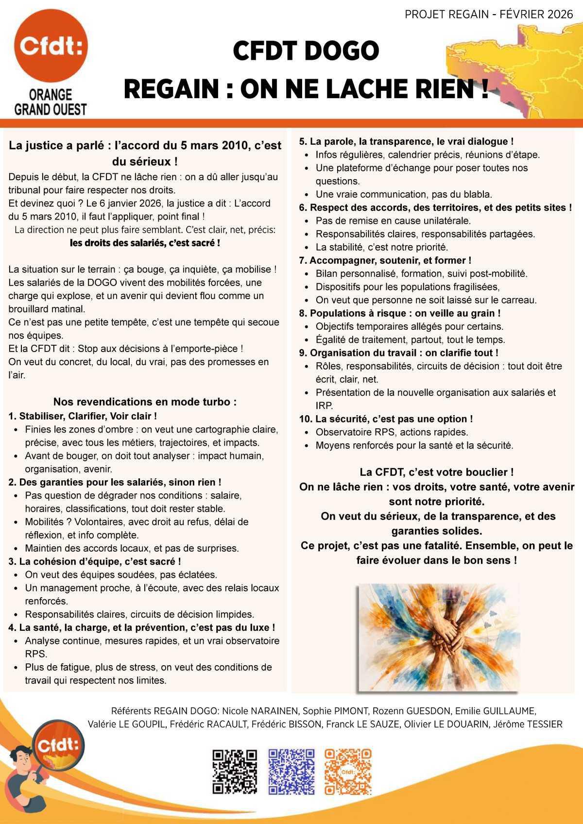 REGAIN : ON NE LACHE RIEN !