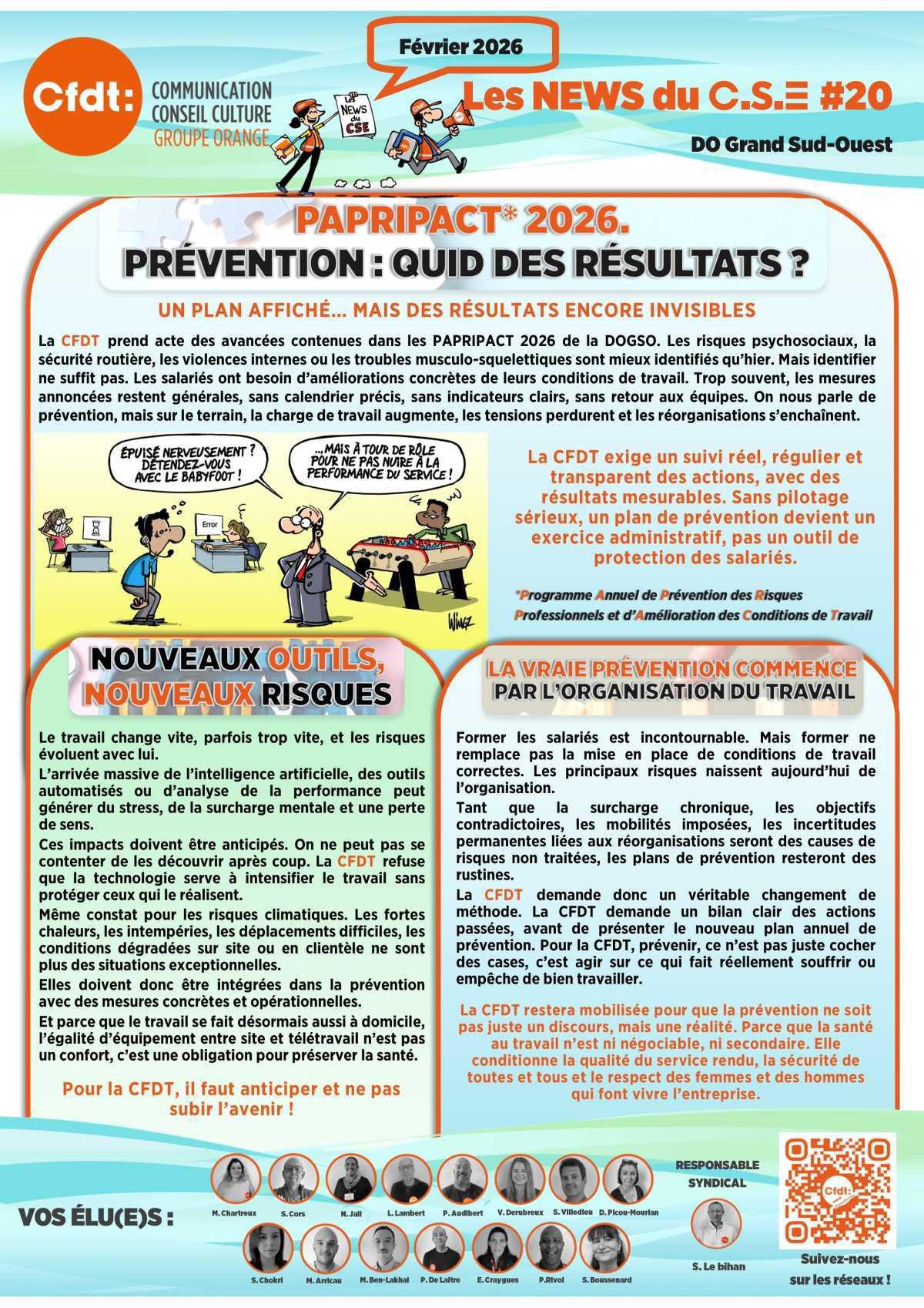 LES NEWS DU CSE DOGSO 20