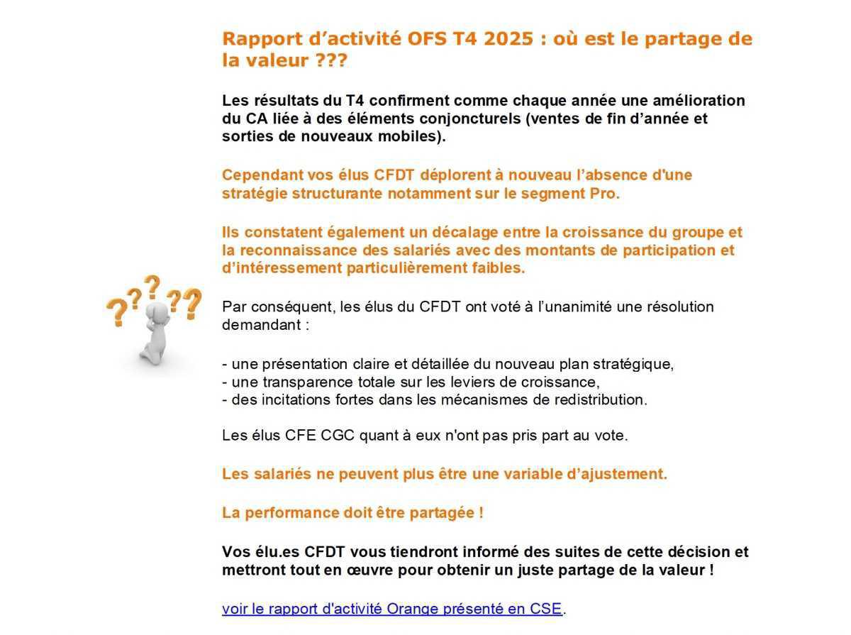 La voix de la CFDT OFS N°16 (avril 2026)