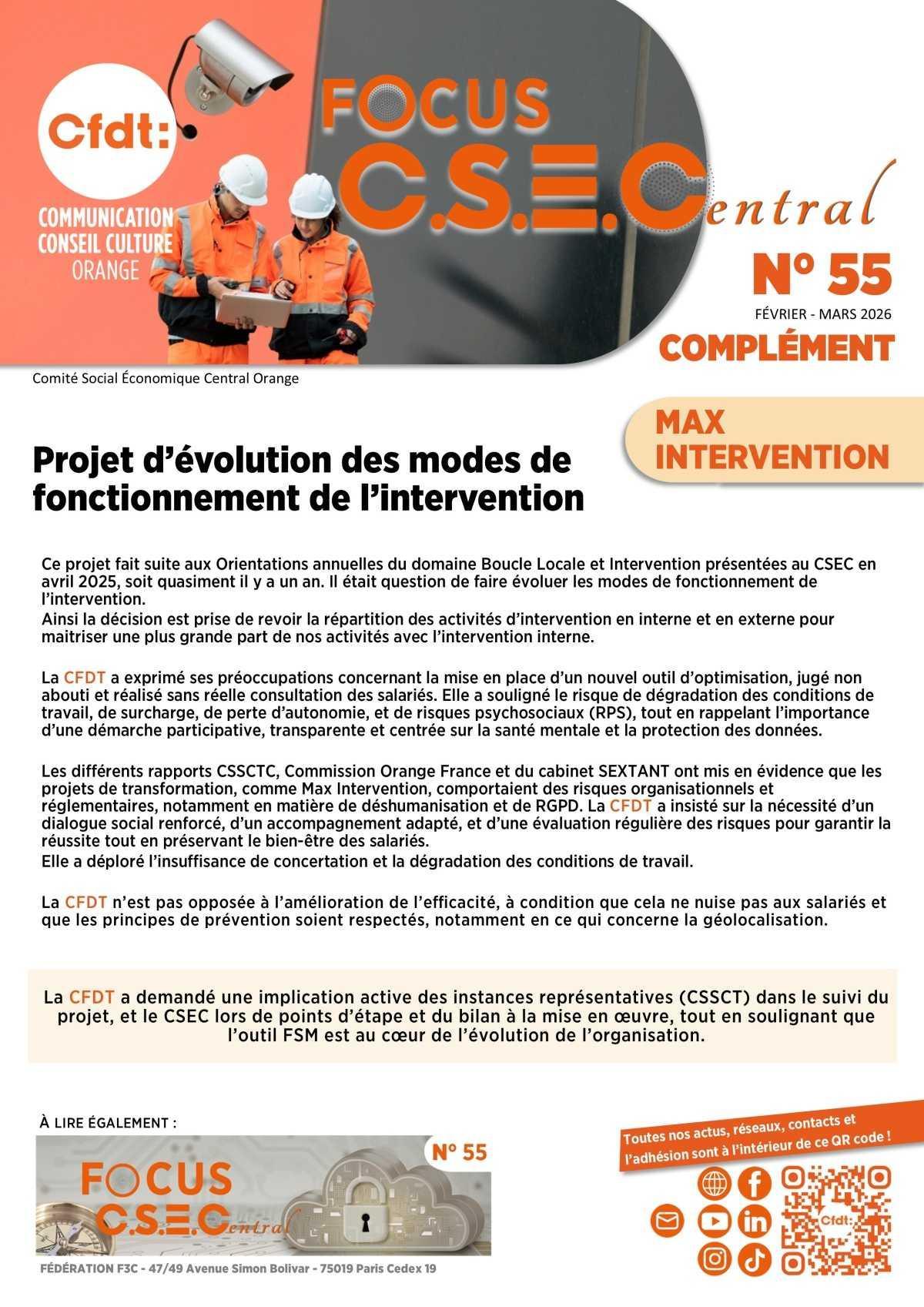 Focus CSEC N°55 le complément
