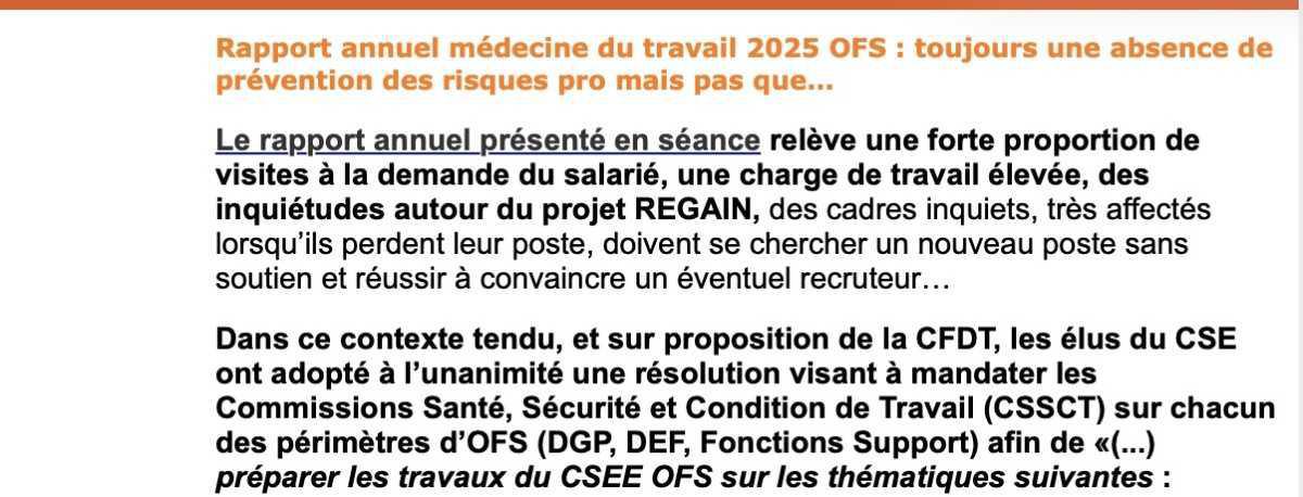 La voix de la CFDT OFS N°17 (mai 2026)