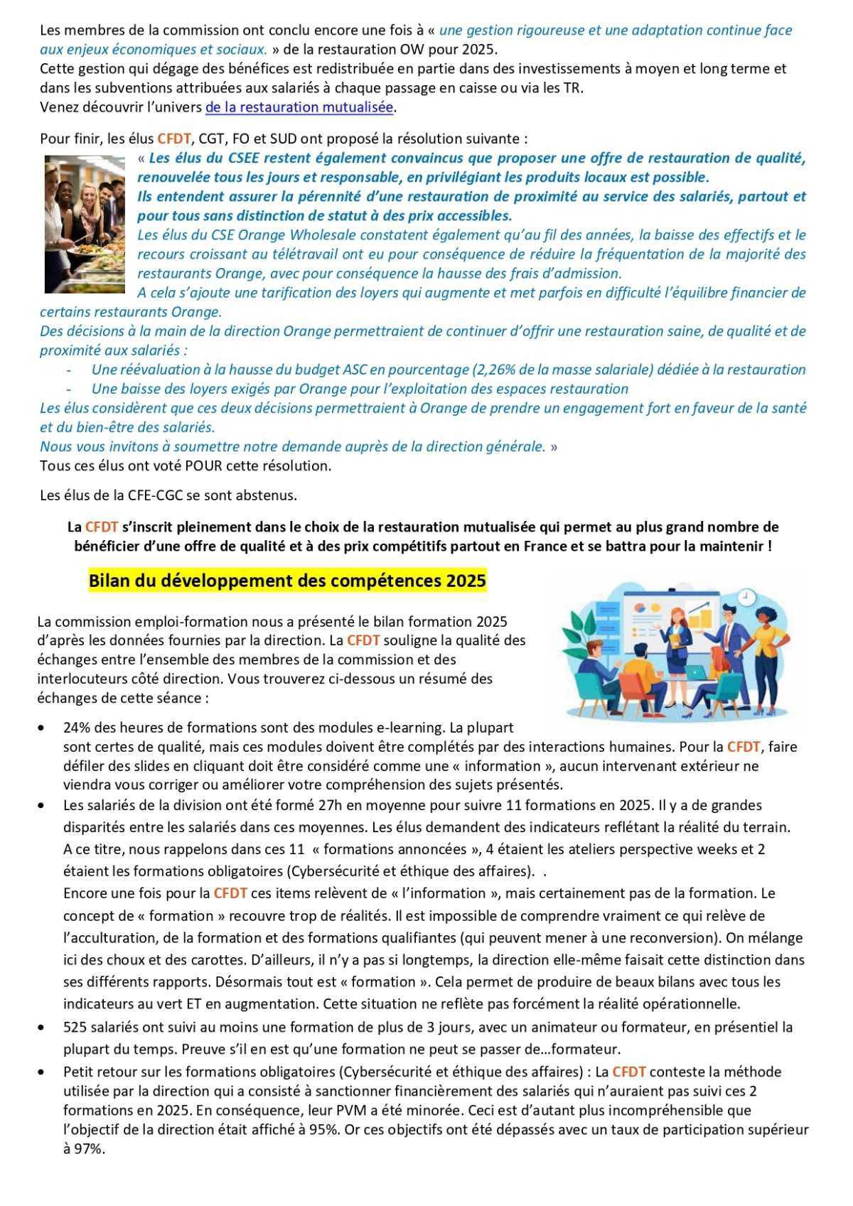 Fil d'actu du CSEE OW - Mai 2026