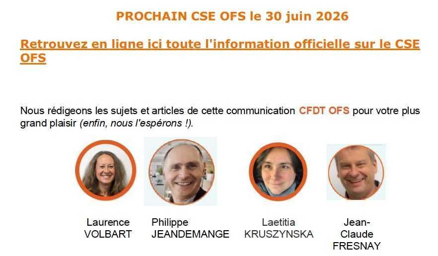 La voix de la CFDT OFS N°19 (juin 2026)
