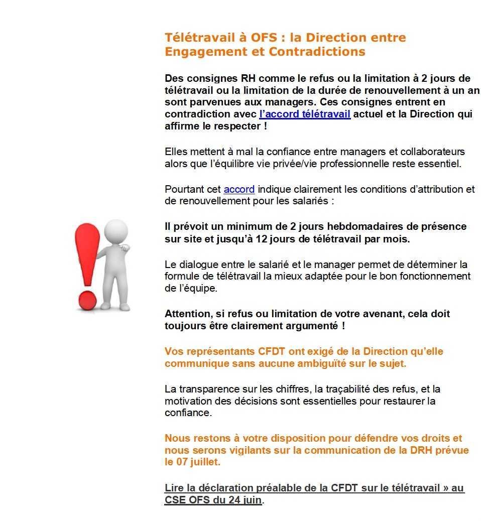La voix de la CFDT OFS N°20 (juillet 2026)