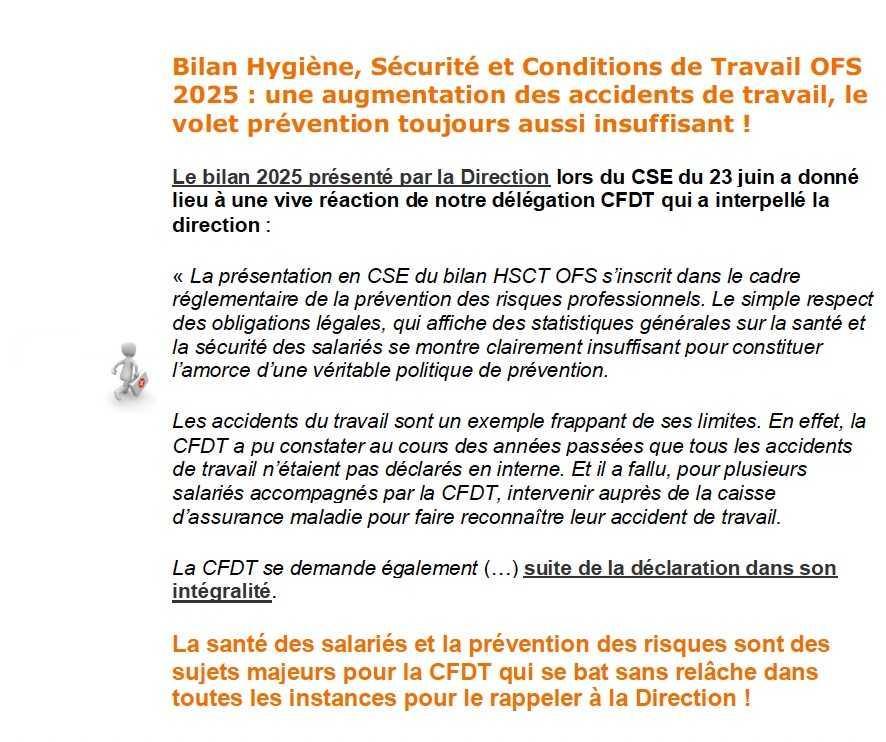 La voix de la CFDT OFS N°20 (juillet 2026)