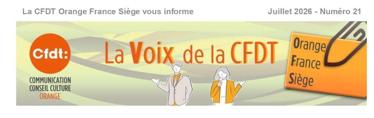 La voix de la CFDT OFS N°21 - (juillet 2026)