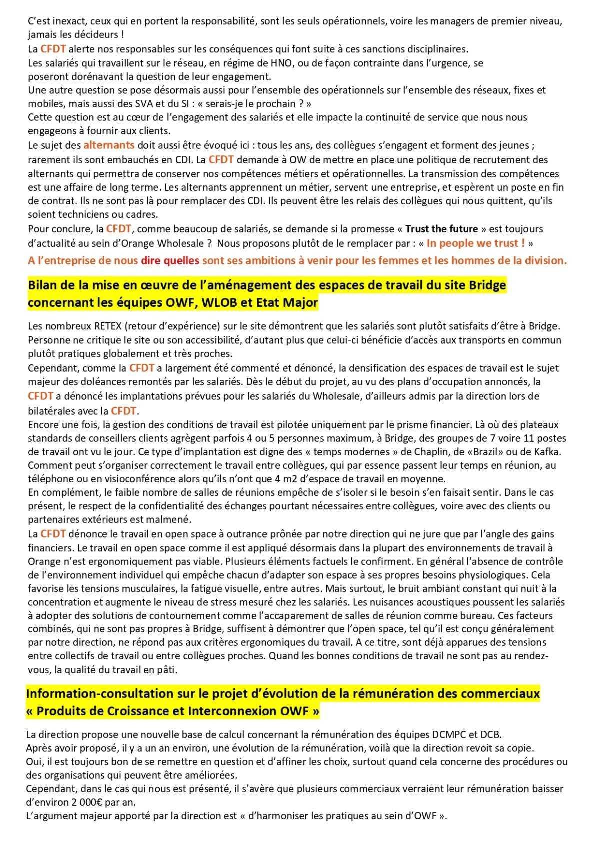 Fil d'actu des CSEEs OW - Juillet 2026