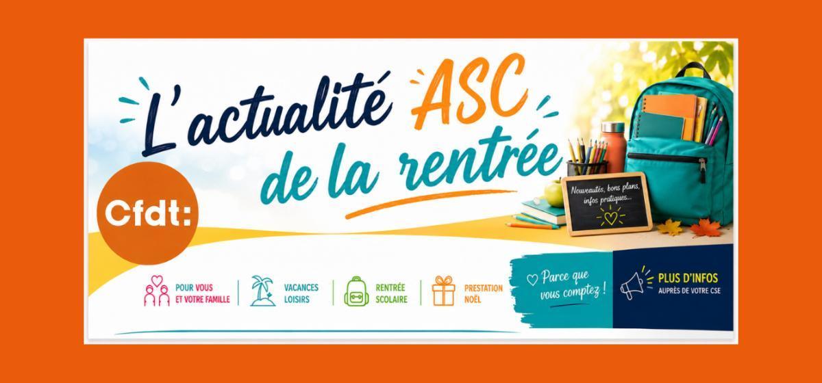 L'actualité ASC de la rentrée FC