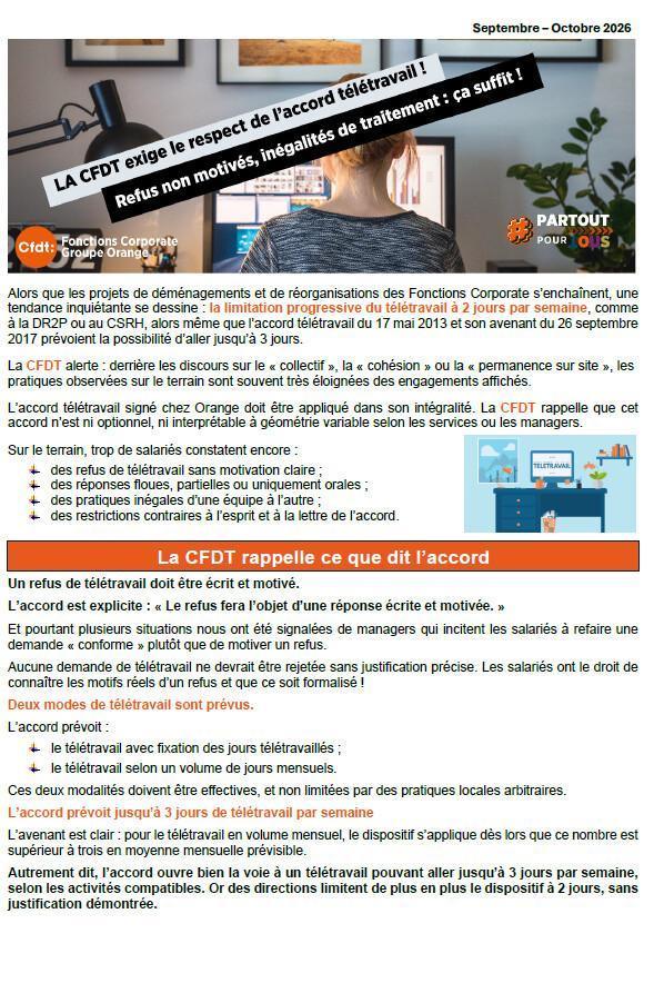 Télétravail 