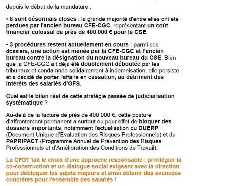La voix de la CFDT OFS N°22 - (octobre 2026)